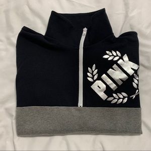 Pink Quarter Zip Pullover